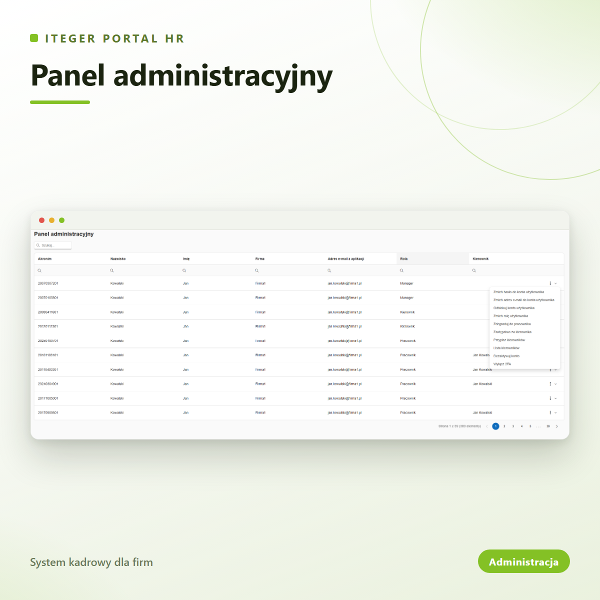 Panel administracyjny